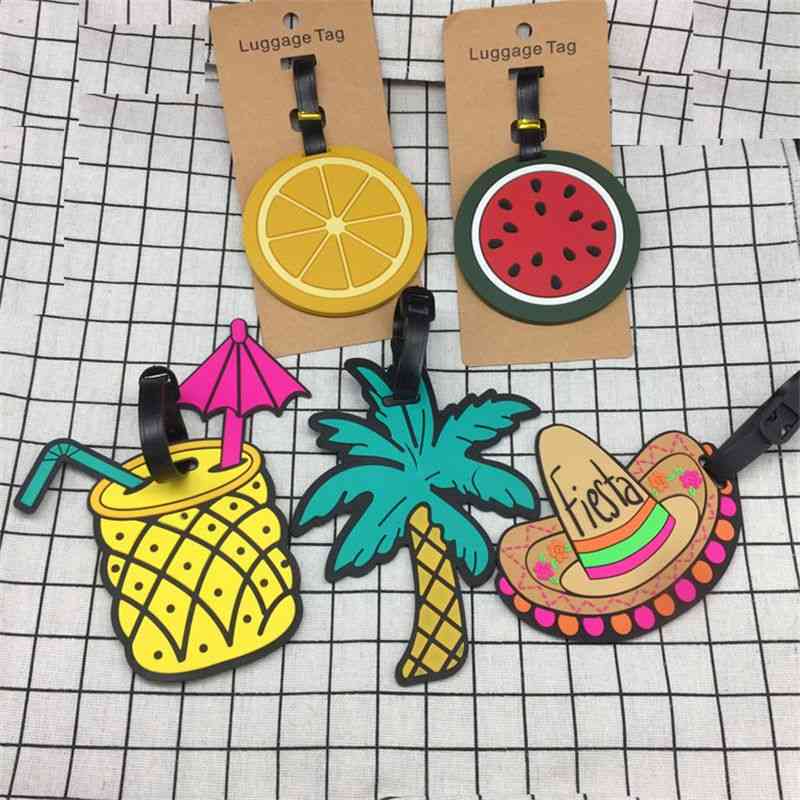 Fruits Travel Accessories Creative Luggage Tag