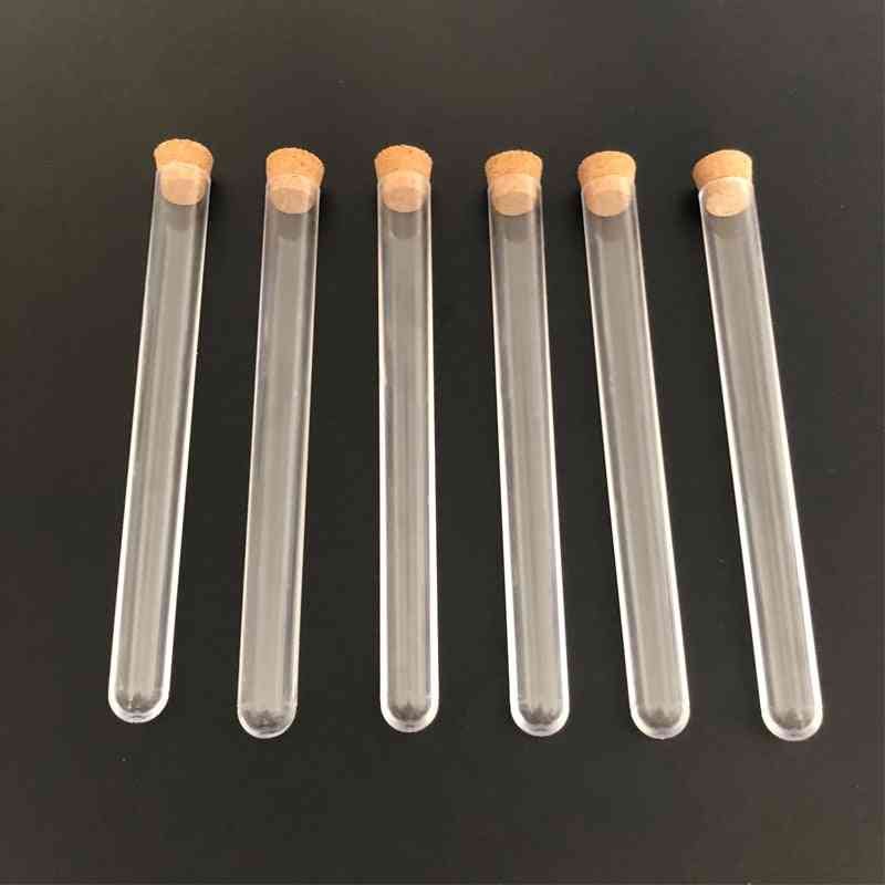 Plastic Test Tubes With Corks Stopper