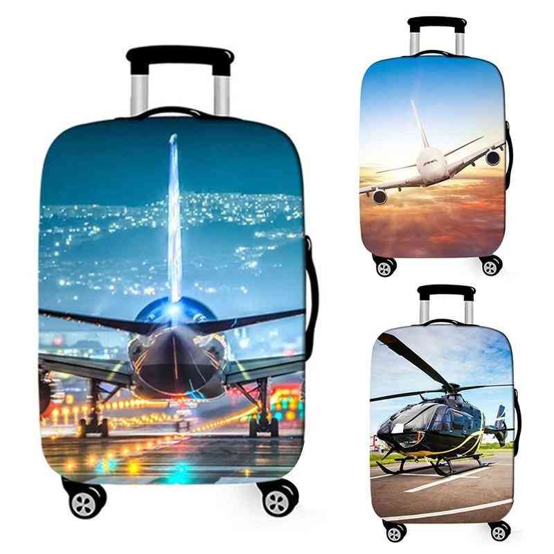 Aircraft Travel Elastic Fabric Luggage Protective Covers