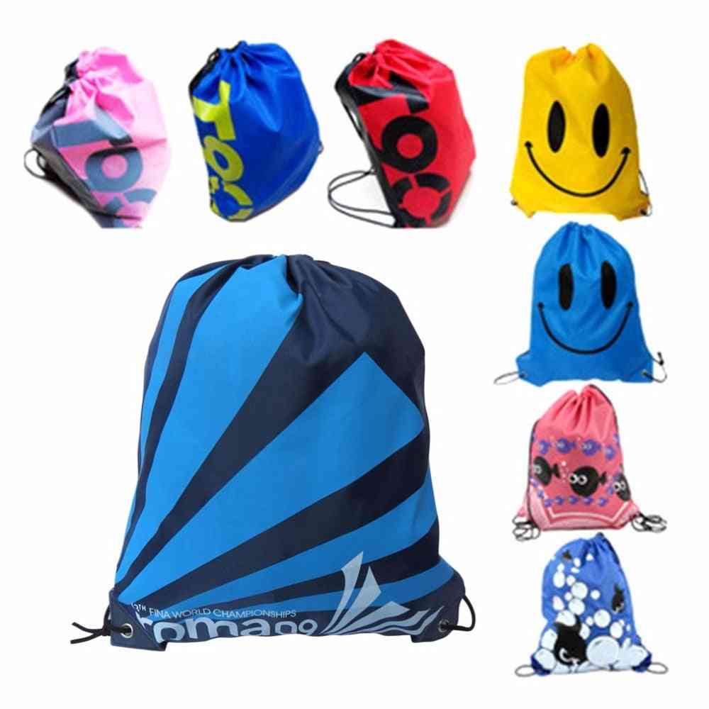 Double Layer Drawstring Gym Waterproof Backpacks / Bag
