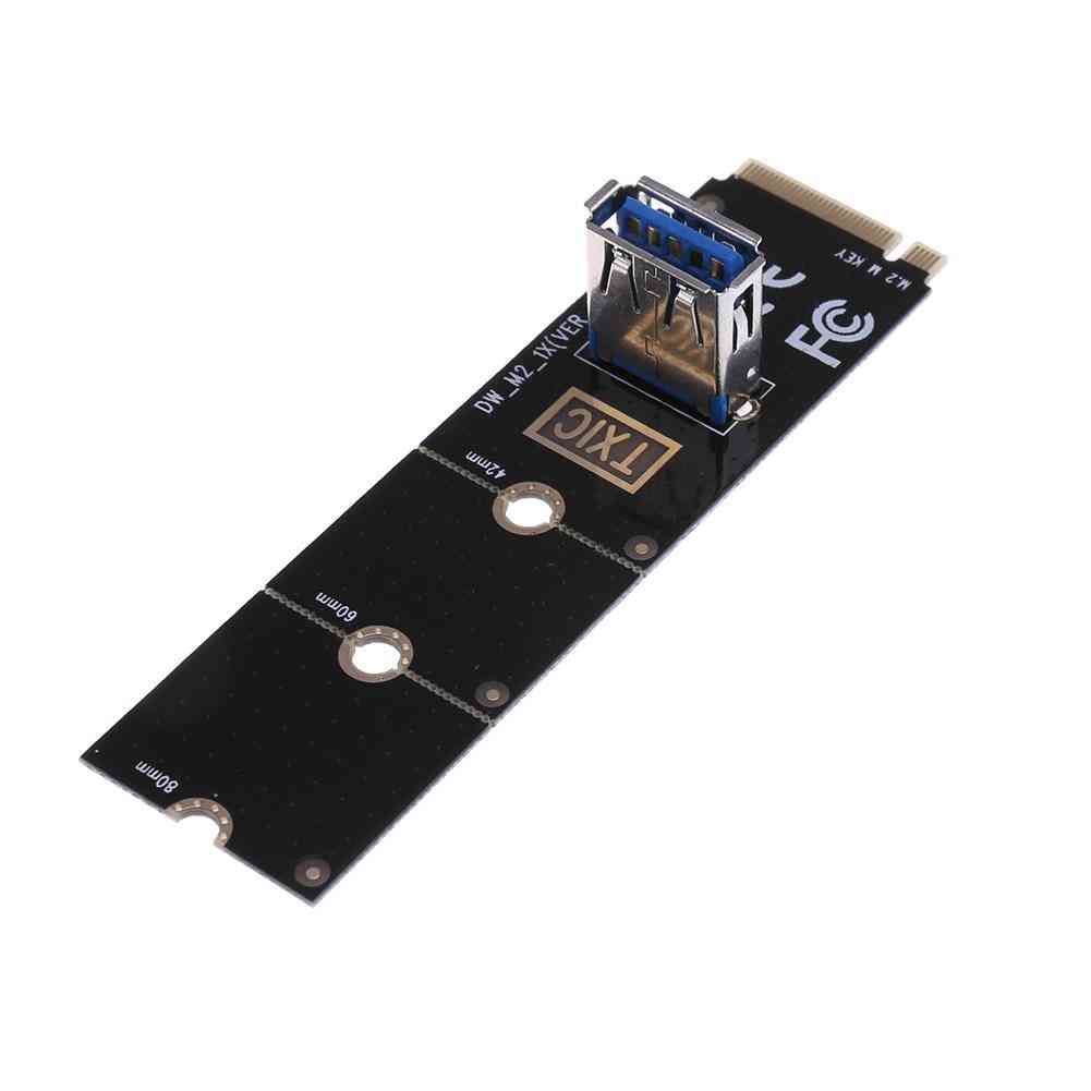 M.2/ngff To Usb3.0 Port Mining Graphic Card Extender Adapter Card