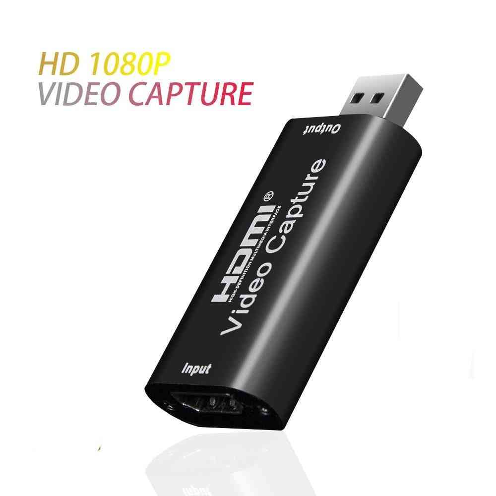Hdmi 1080p hdr -videokuvauskortti suoratoistoon