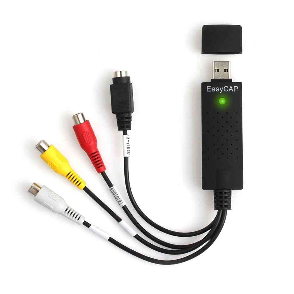 USB 2.0-lyd-videoopptakskortadapter som er enkel å dekke, dvr-videoopptakskonverter