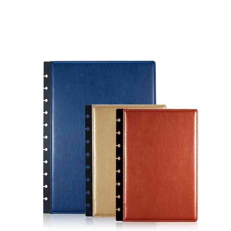 Pu Leather Notebook Covers With Mushroom Holes For Diy Daily Planner