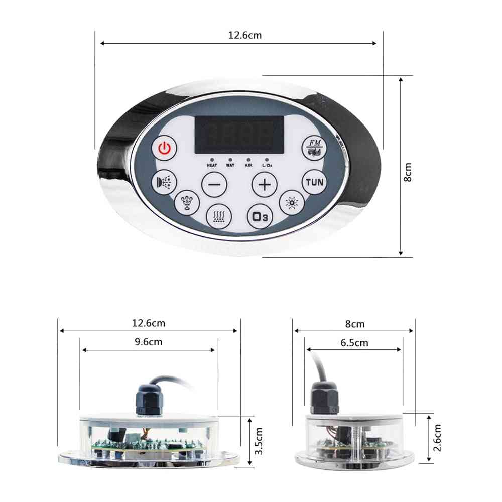 Lcd Display Jetted Bath Tub Controller