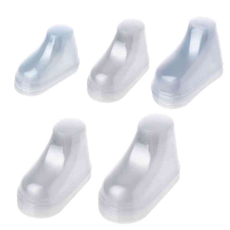 Clear Plastic Baby Feet Display
