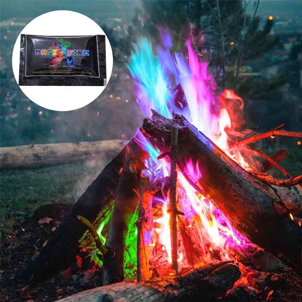 Bonfire Flame Powder Mysterious Magic Fire Fireplace