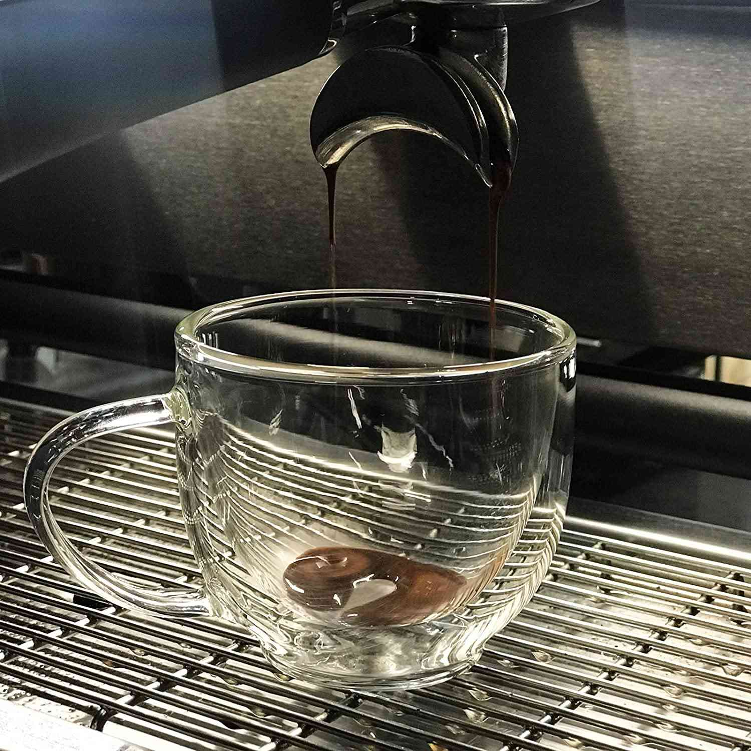Glass Handle Coffee Cup