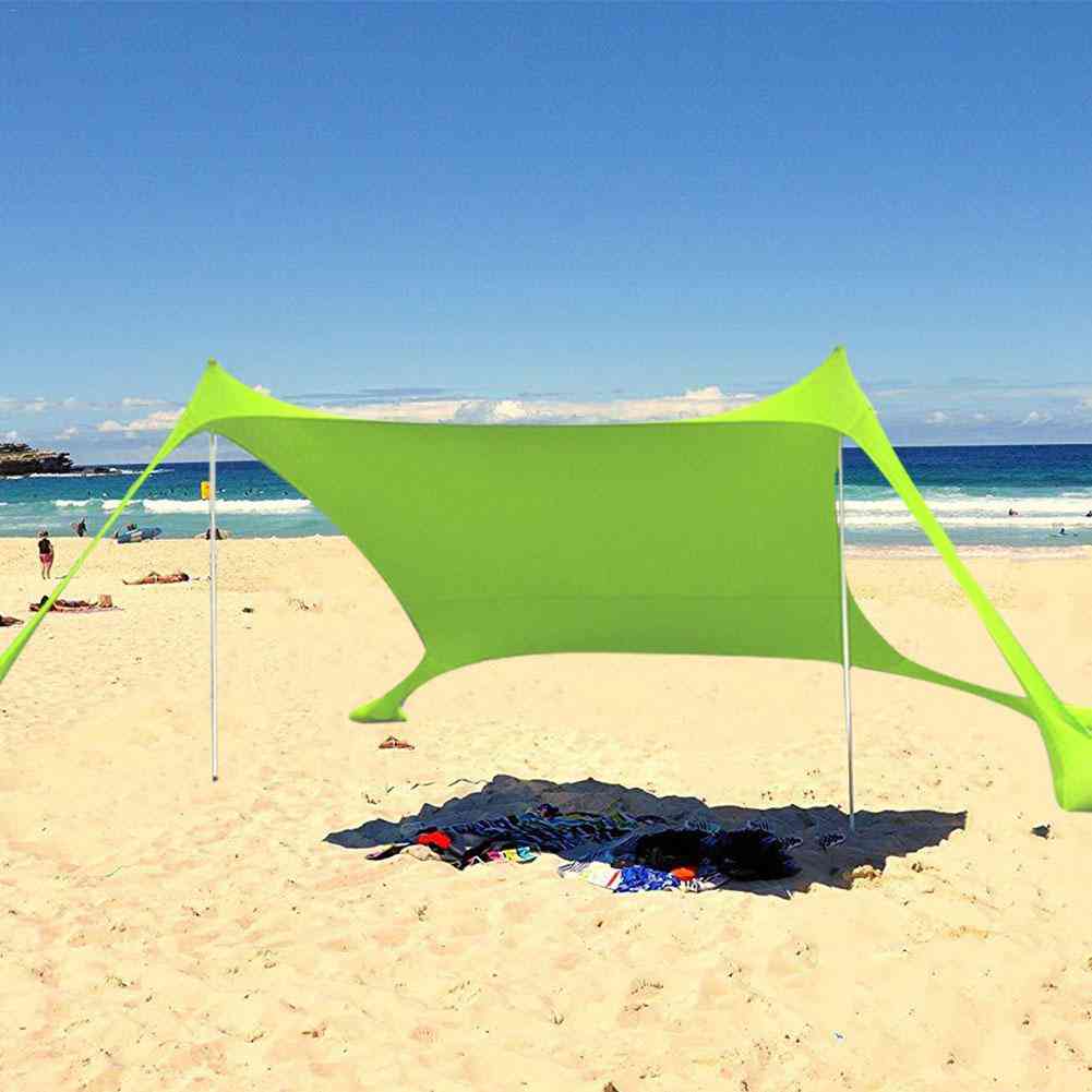 Beach Lightweight Sun Shade Tent With Sandbag Anchors