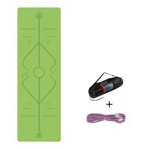 6mm Non-slip Yoga Mat With Position Line