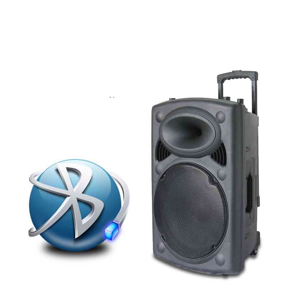 Bt Karaoke Speaker With Wireless Microphone Set