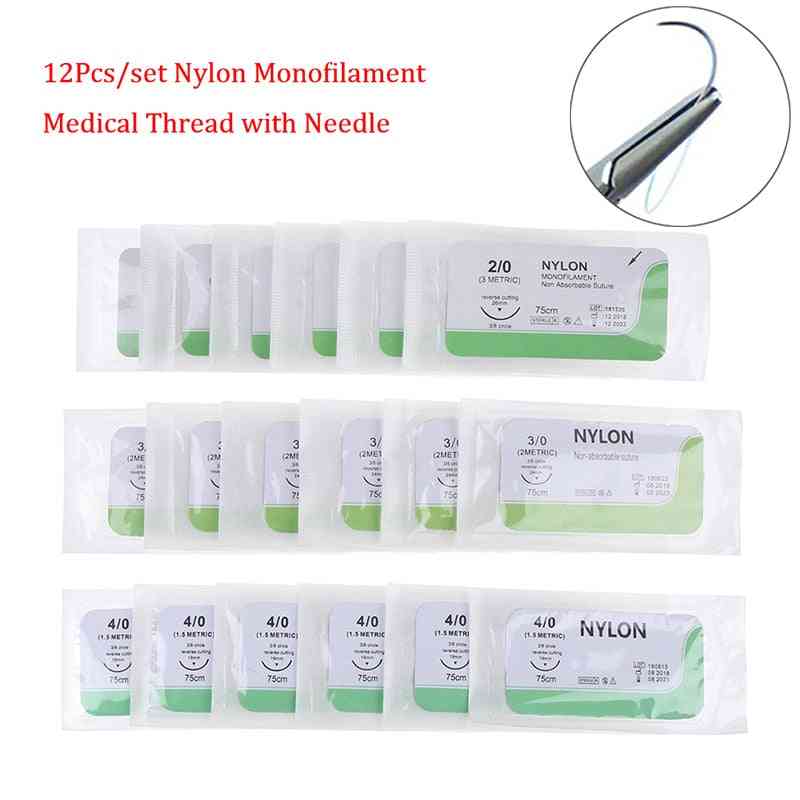 Needle Suture Nylon Monofilament Non-injured Suture Medical Thread Suture