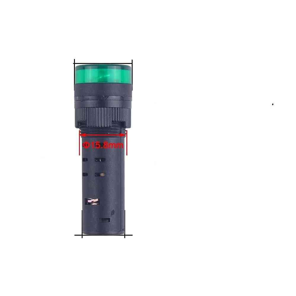 Panel Diameter Flash Signal Light Red Led Buzzer Alarm Indicator