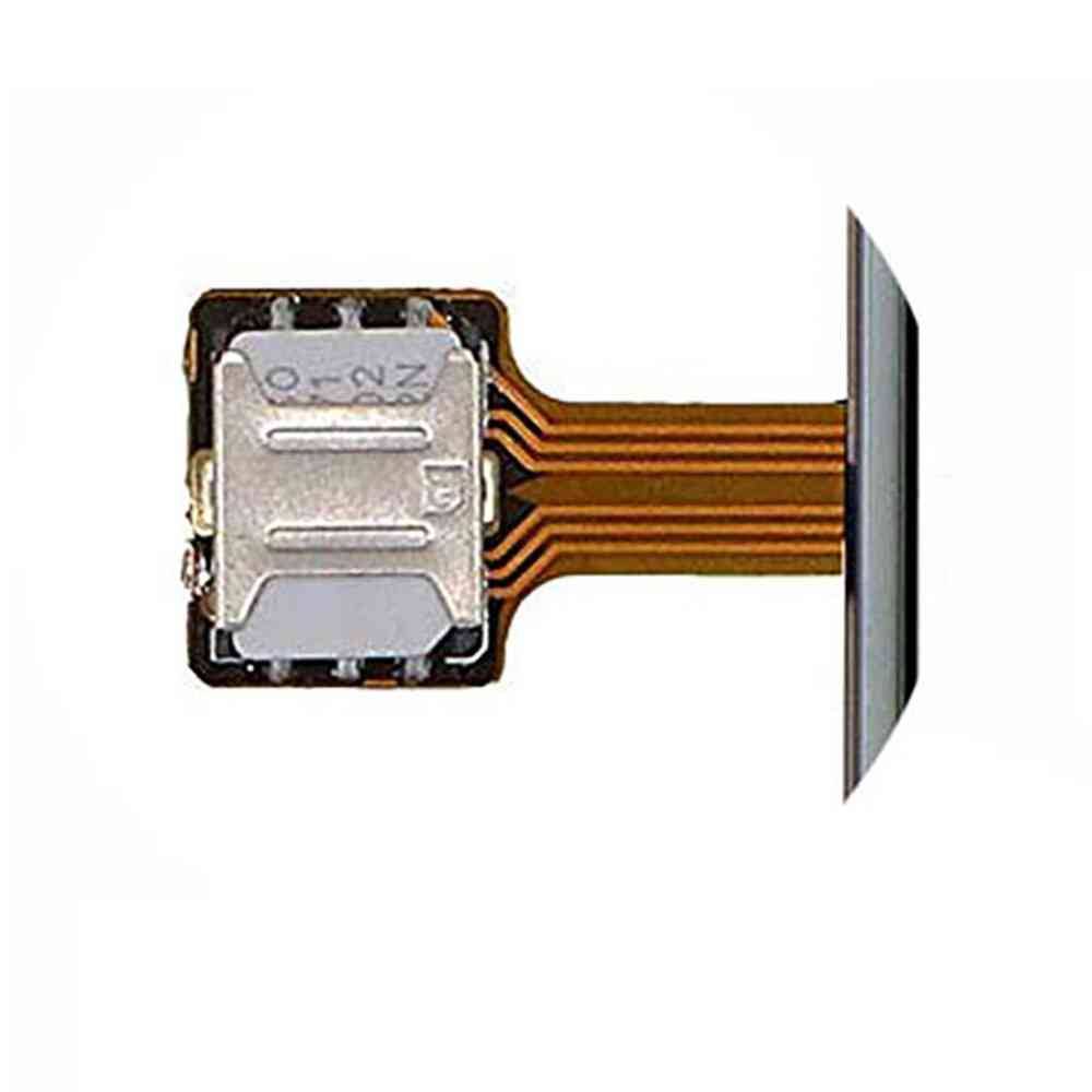 Hybrid dobbel micro sd-adapter
