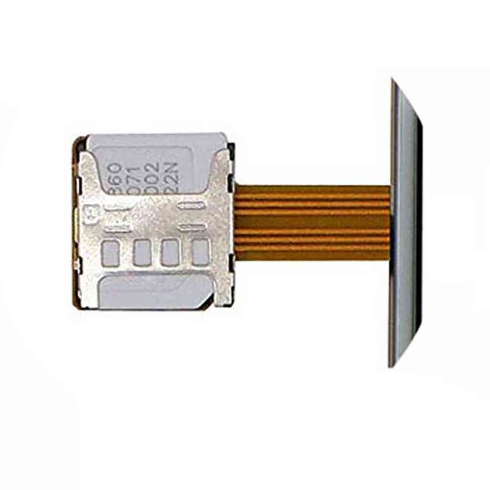 Hybrid dubbel micro sd-adapter