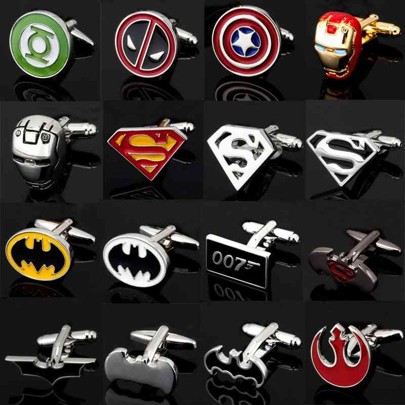American Movie Characters Gold Cufflinks