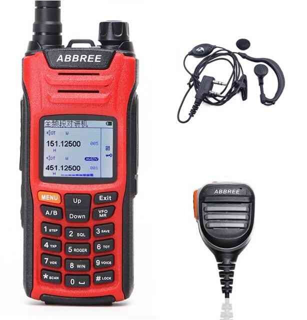Ar-f6 Walkie Talkie Police Band Lcd Color