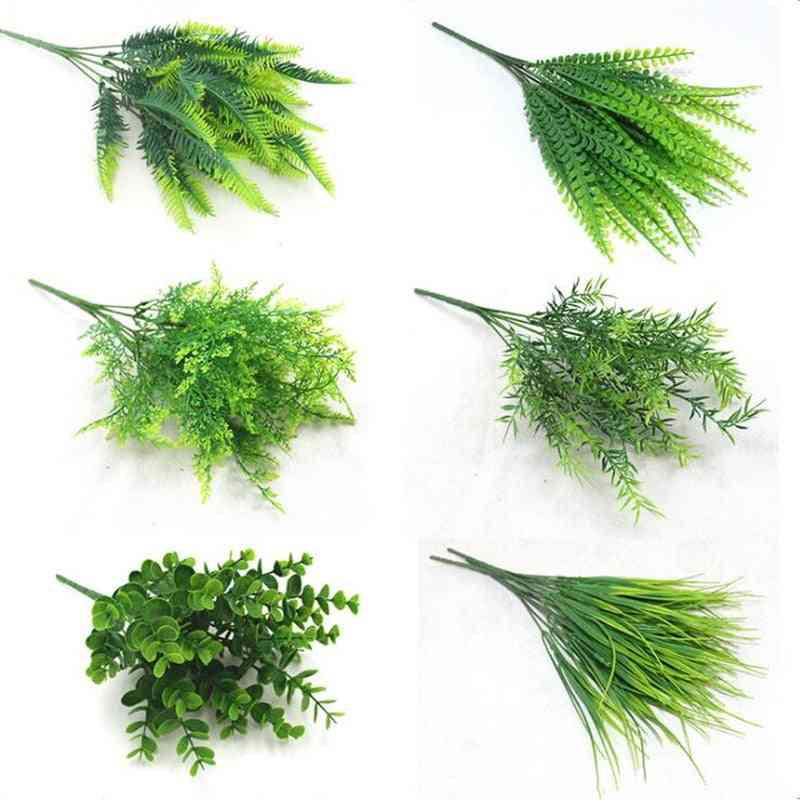 Plastic Artificial Plants Green Grass