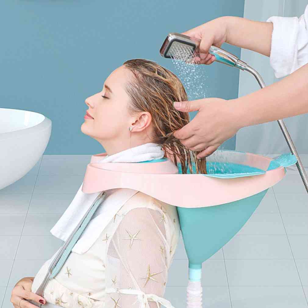 Easy Washing Hair Foldable Silicon Mobile Sink With Hose