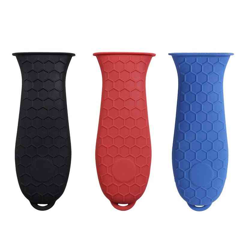 Silicone Non-slip Potholder Iron Skillet Grip Sleeve Cover