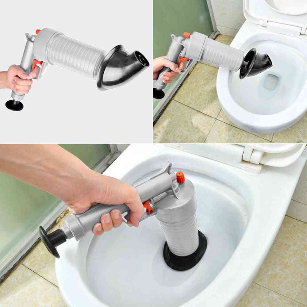 Air Power Drain Blaster Gun For Bath Toilets