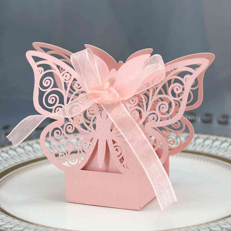 Butterfly Laser Cut Hollow Carriage Favors