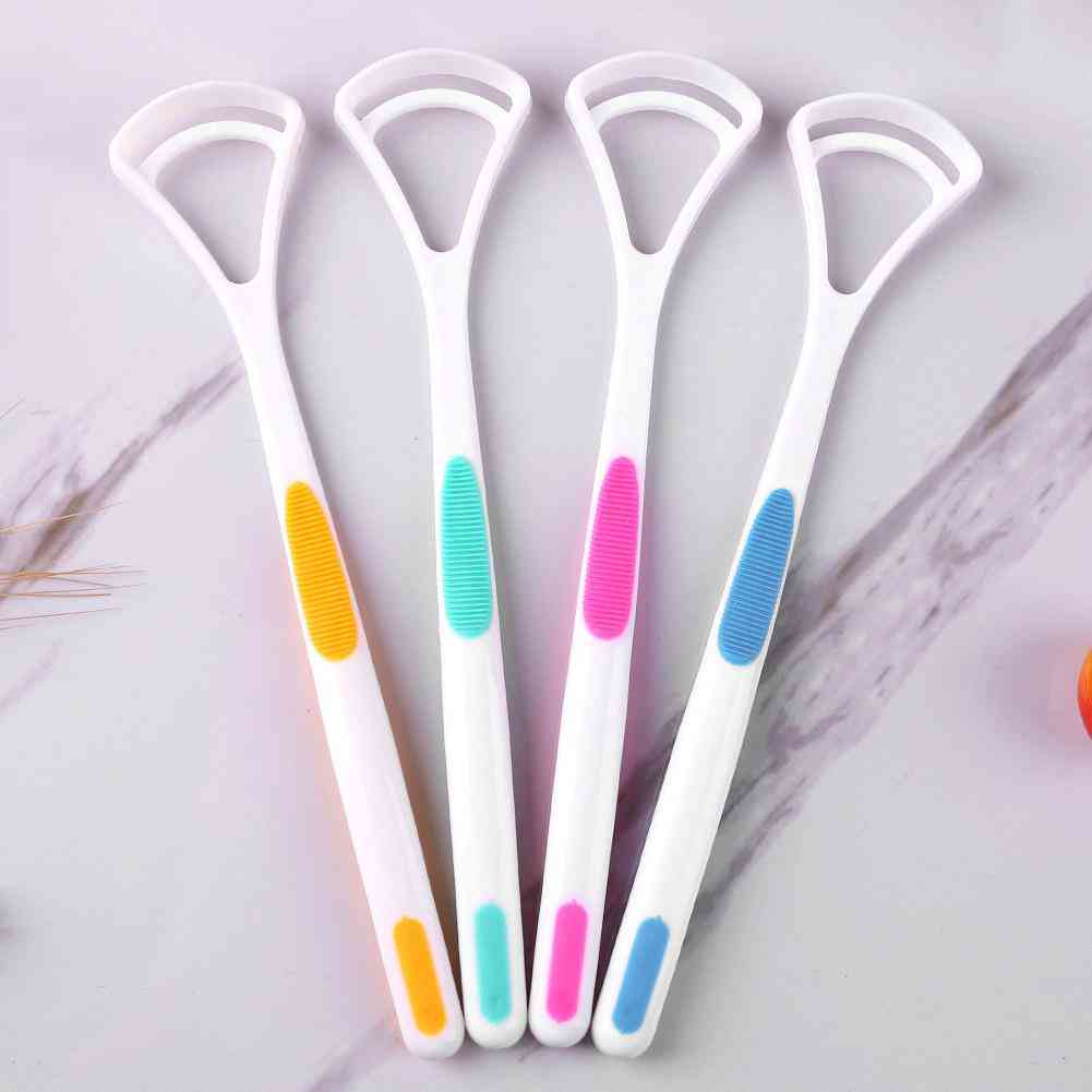 Cleaner Oral Care Cleaning Tongue Scraper Brush
