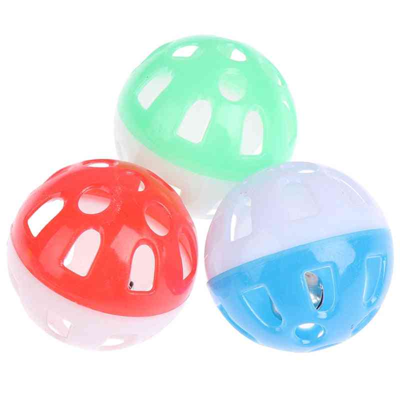 Colorful Hollow Rolling Bell Ball Bird Toy