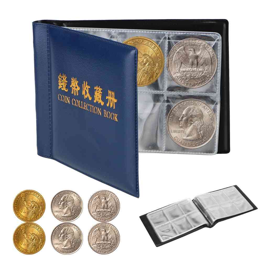 Pockets Coin Holder Albums Storage Bag Commemorative
