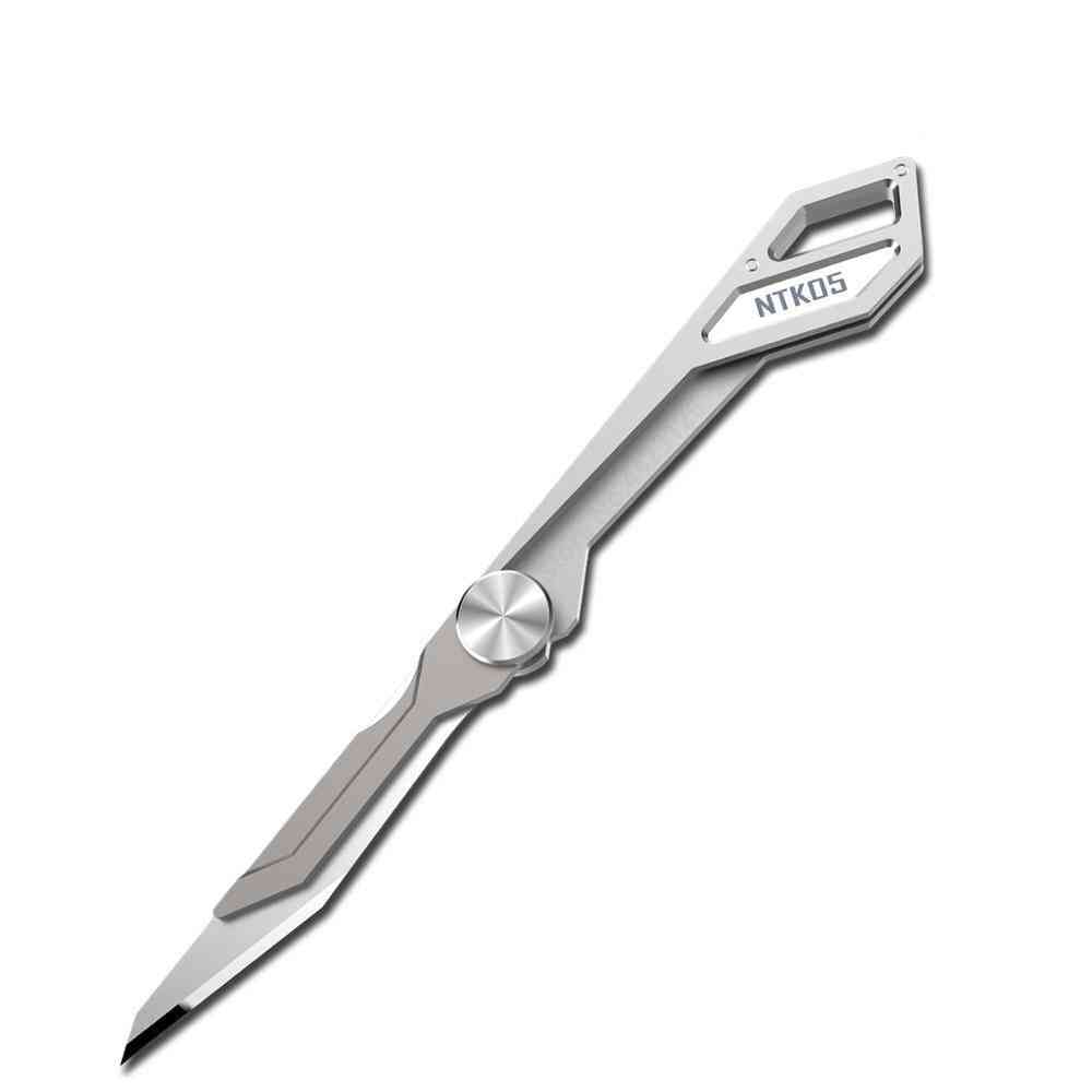 Ultralille titanium nøglering kniv letvægts multipel