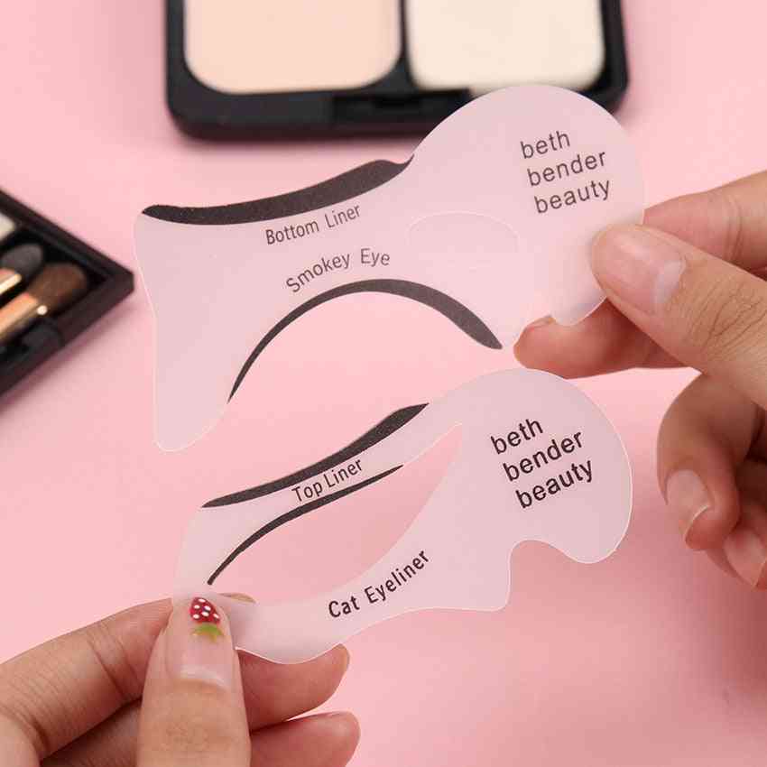 Double Wing Eyeliner Models Molding Template Tools