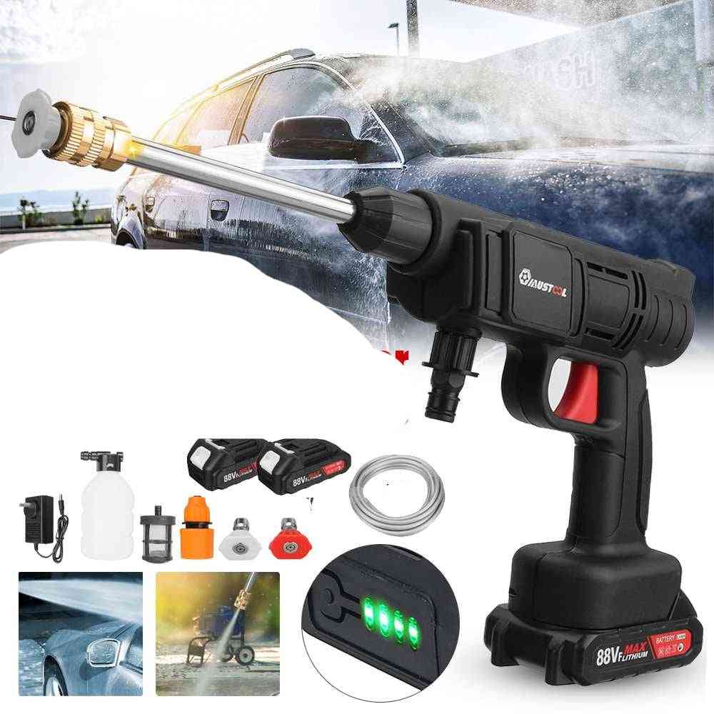 500w Cordless High Pressure Car Washer Rechargeable Water Gun