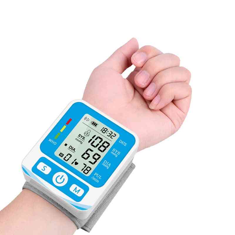 Upper Arm Cuff Wrist Blood Pressure Monitor  Sphygmomanometer Tonometer