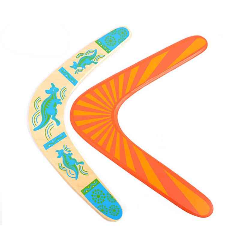 Kangaroo V Shaped Boomerang Flying Disc Throw Catch Flying Saucer Toy Outdoor Game