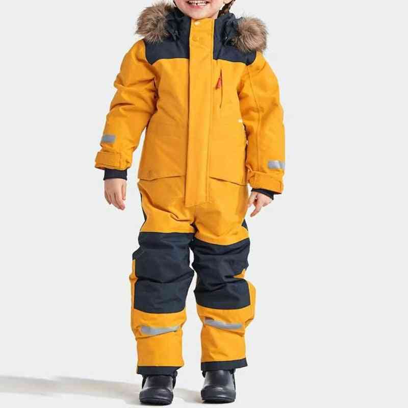 Børn skijakke buksesæt frakke ski jumpsuit