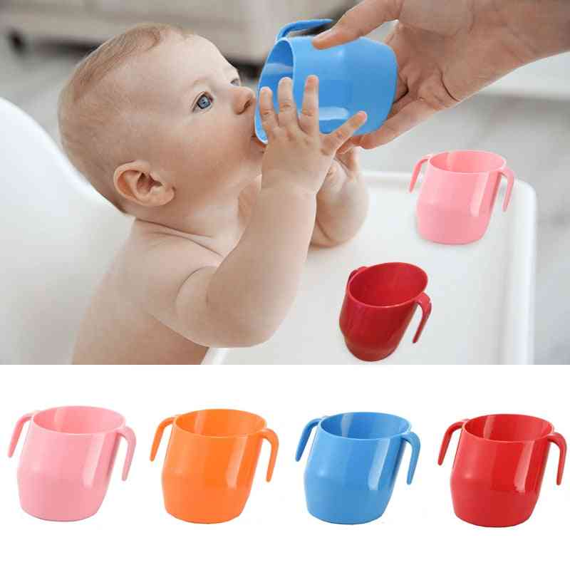 Baby Insulation Oblique Leakproof Infant Learning Drinking Cups