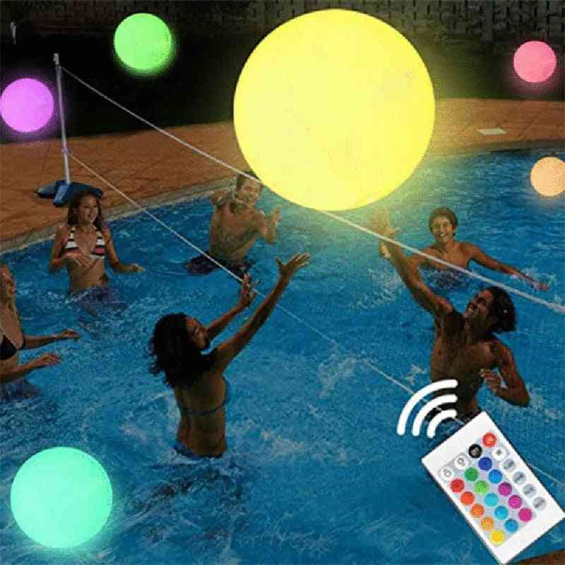 Led Glowing- Beach Ball, Water Play, Equipment Toy