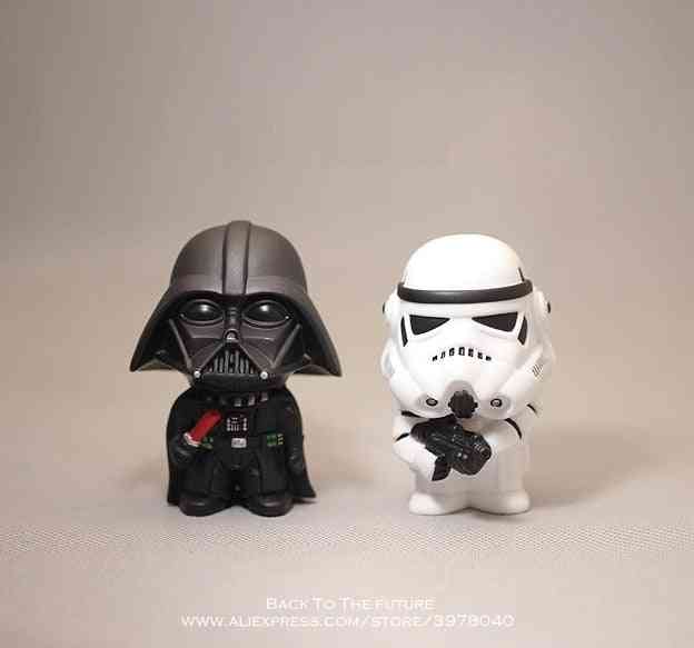 Disney Star Wars 10cm Anime Figure Doll Action Force Awakens Black Series Darth Vader Toys Model For Children