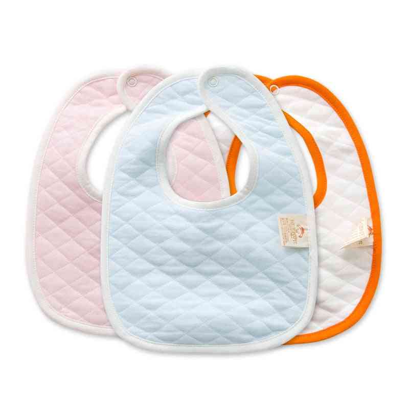 Baby Kids Cotton Bibs Saliva Towel Feeding Lunch Bandana Apron Bibs