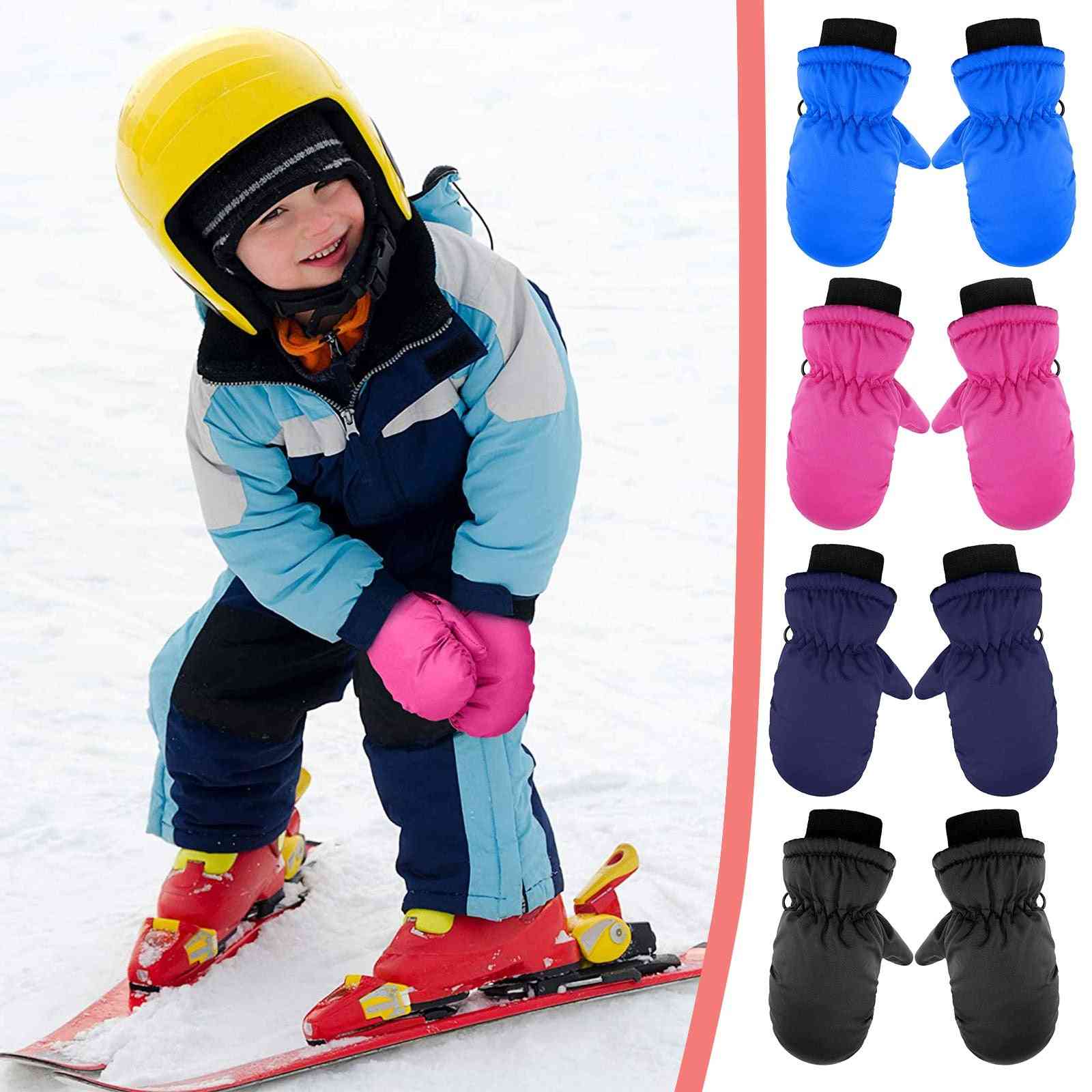 Kids Baby Mittens Ski Gloves