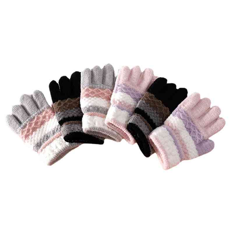 Autumn Winter Soft Knitted Baby Gloves