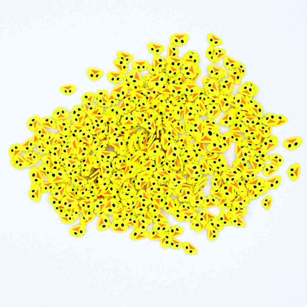 Yellow Bird Slices Sprinkles For Slime Supplies Toy