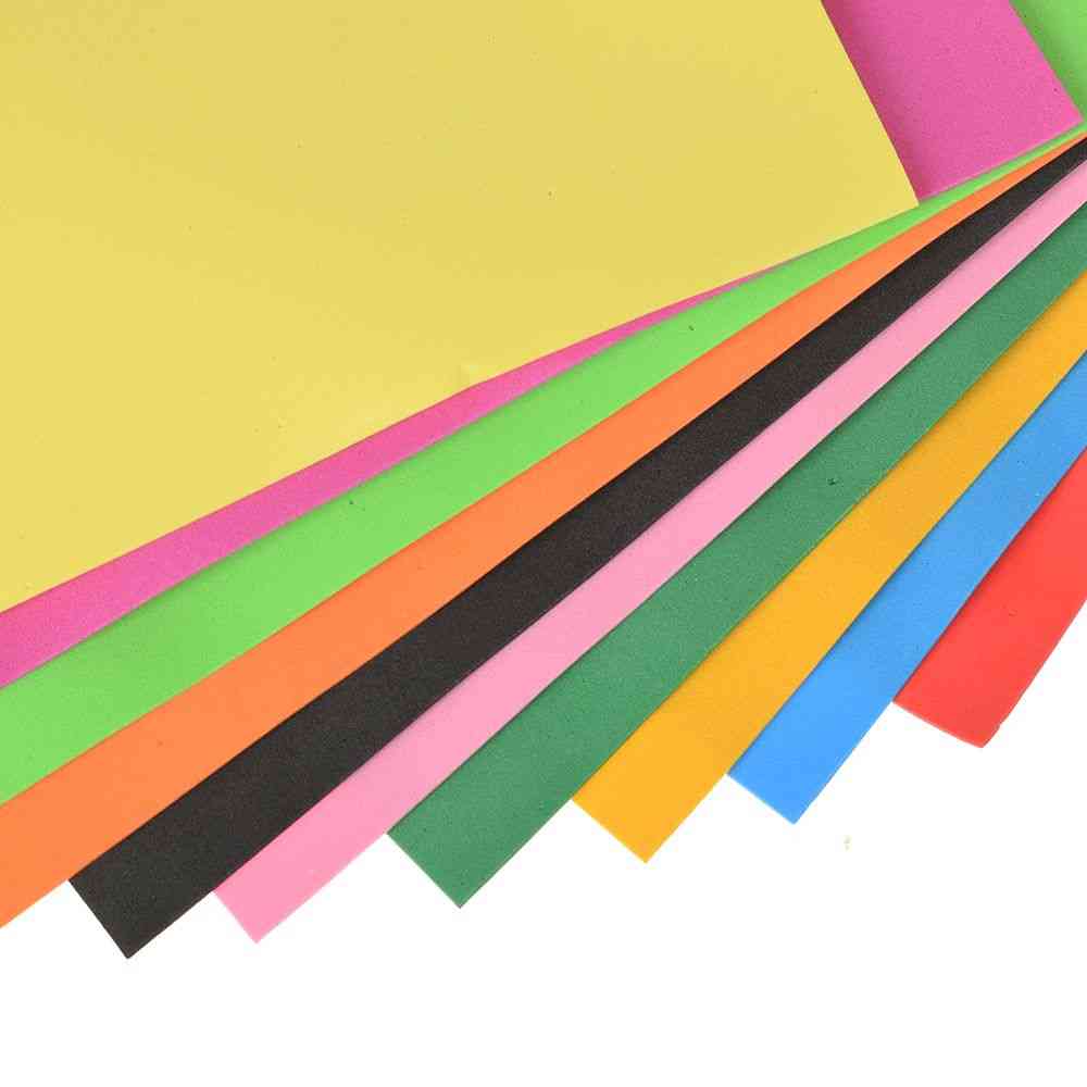 Multicolor A4 Sponge Eva Foam Paper
