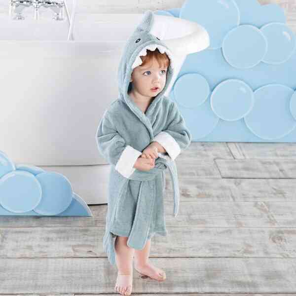 Barn enhörningshaj barn badrock/badhandduk för spädbarn/strandponchos för spädbarn/badklänning
