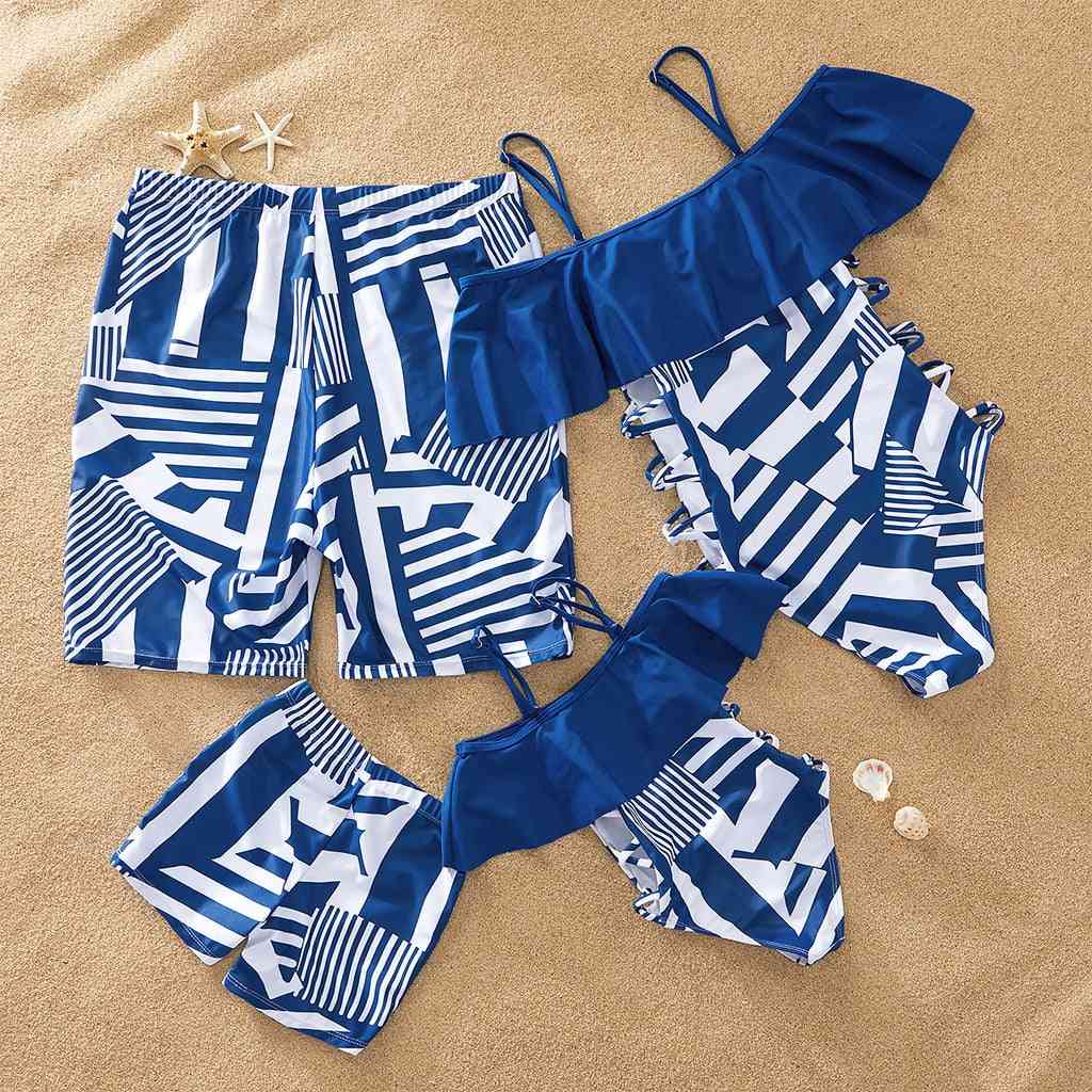 Family Matching Swimsuits, One-piece Family Look Swimwear Sets