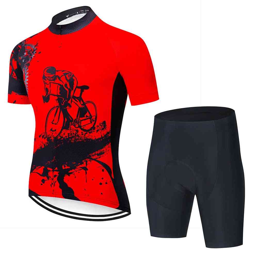 Uniform, sommar cykeltröja kläder