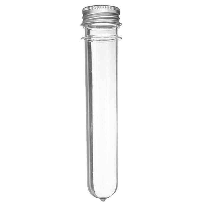 Test Tubes Clear And Transparent Screw Caps