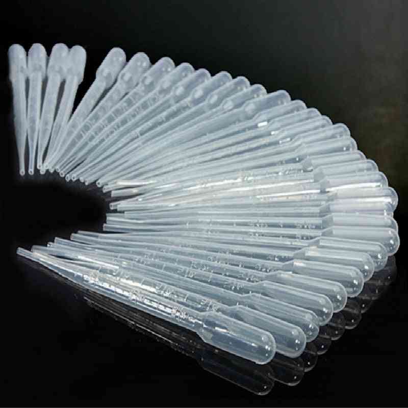 Plastic Eye Dropper Transfer Graduated Pipettes Educational Supplies