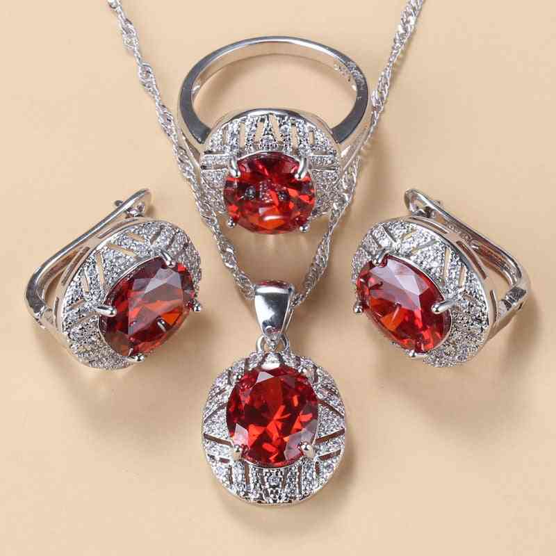 Sterling Silver Dubai Big  Jewelry Sets