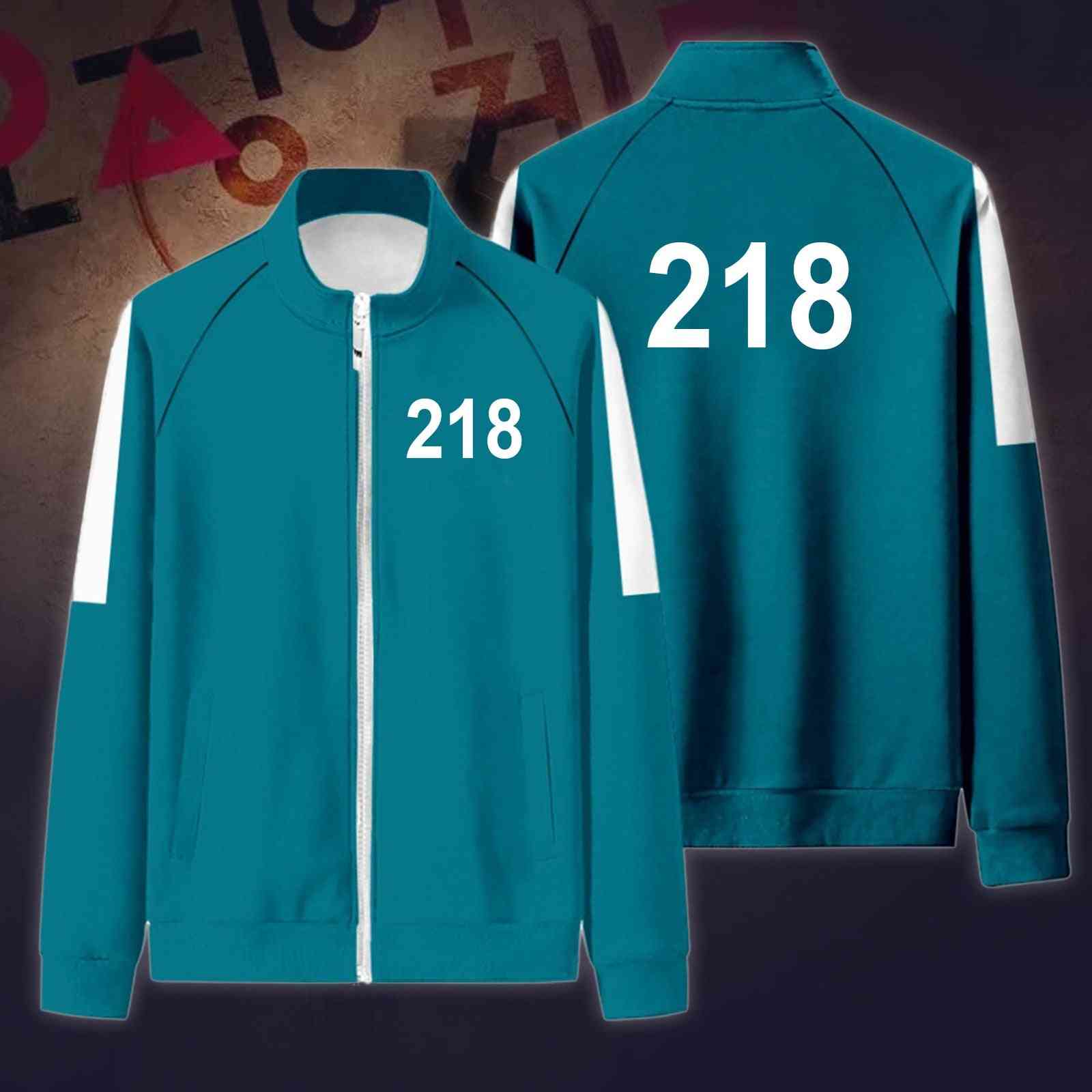 Sports Zipper Digital Printing Pocket Sweatshirts Set